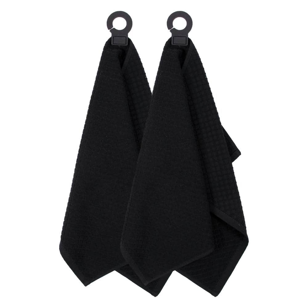 Zulay Kitchen Absorbent Kitchen Towels Cotton - Black, 8 - Kroger