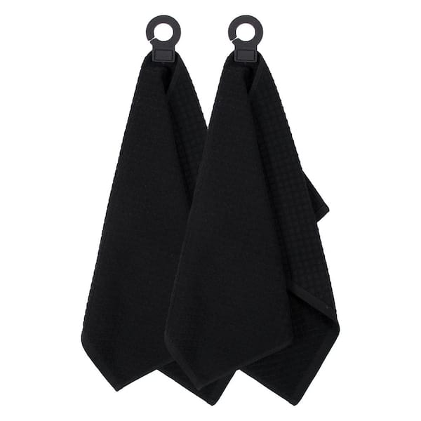 Ritz Kitchen Wears Solid Hanging Tie Towel Paprika