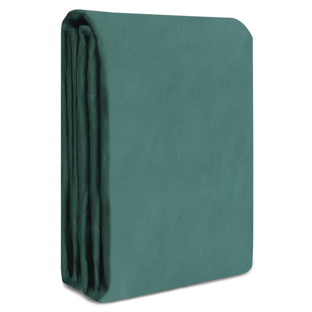 N/A 10 ft. Deep Green Non-Woven Fabric Plant Covers Freeze