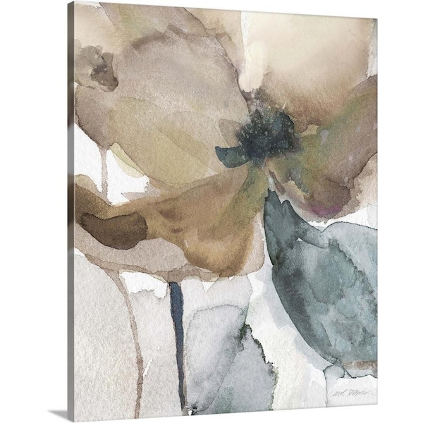 "Watercolor Poppy I" by Carol Robinson Canvas Wall Art