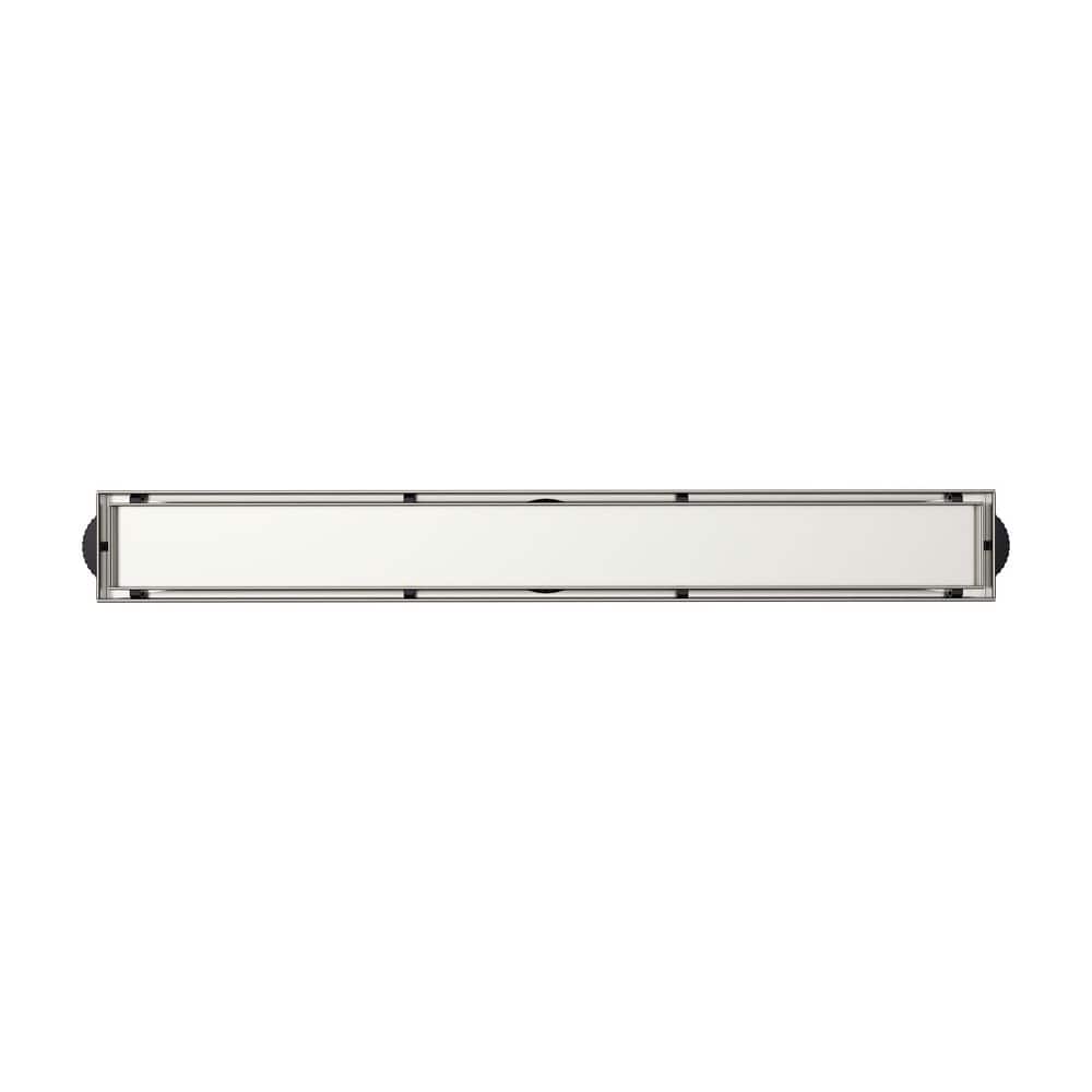 Aqua 24 in. Linear Tile Insert Shower Drain, Polished Stainless Steel price history on PriceWatchPro