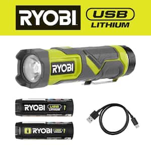 USB Lithium Compact Flashlight Kit with 2.0Ah USB Lithium Battery
