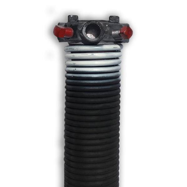 DURA-LIFT 0.218 in. Wire x 1.75 in. D x 26 in. L Torsion Spring in White Left Wound for Sectional Garage Doors