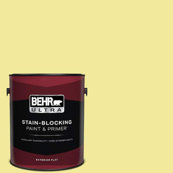 BEHR ULTRA 1 gal. #400A-3 Pear Flat Exterior Paint & Primer