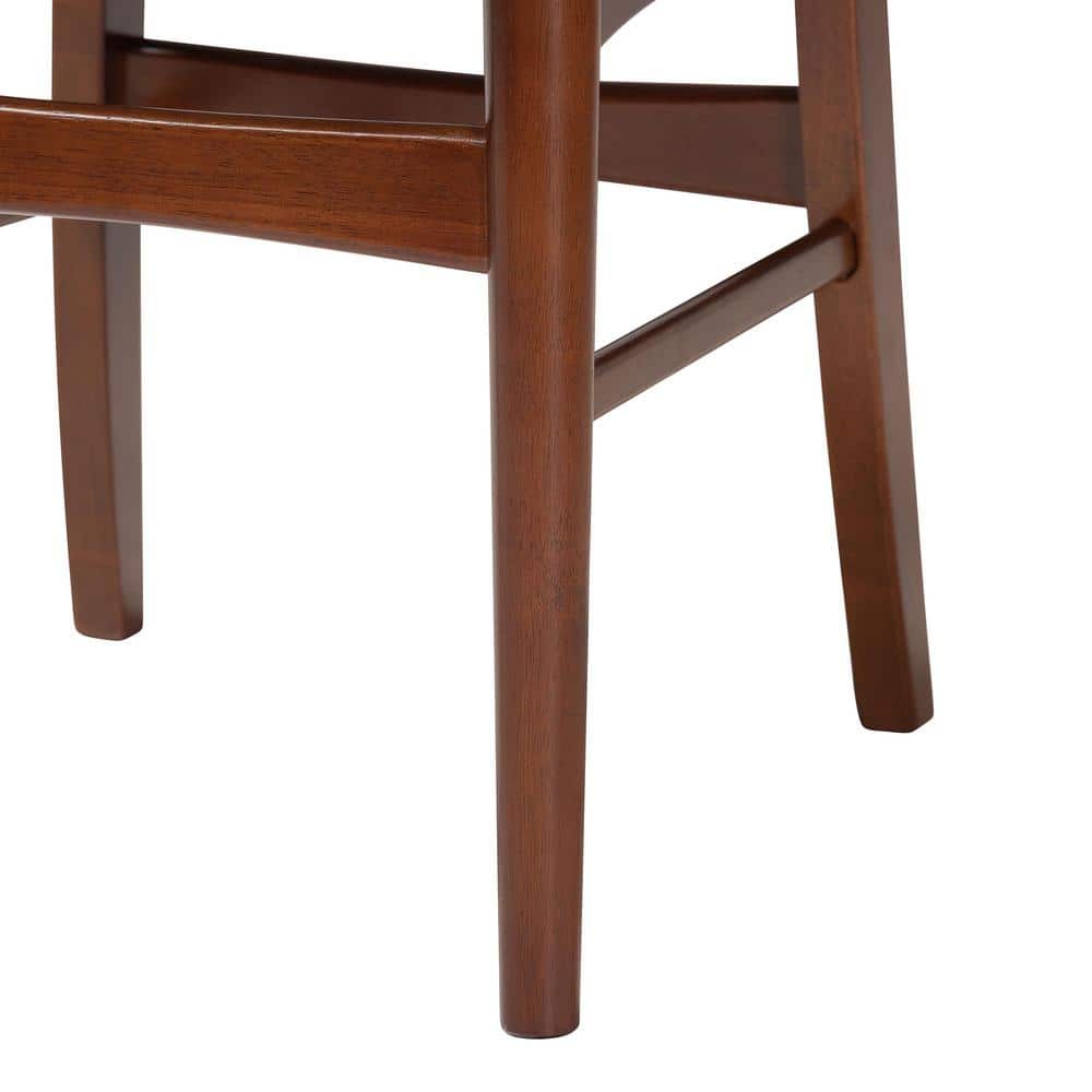 Netherlands Walnut Wood Parsons Side Chair Set