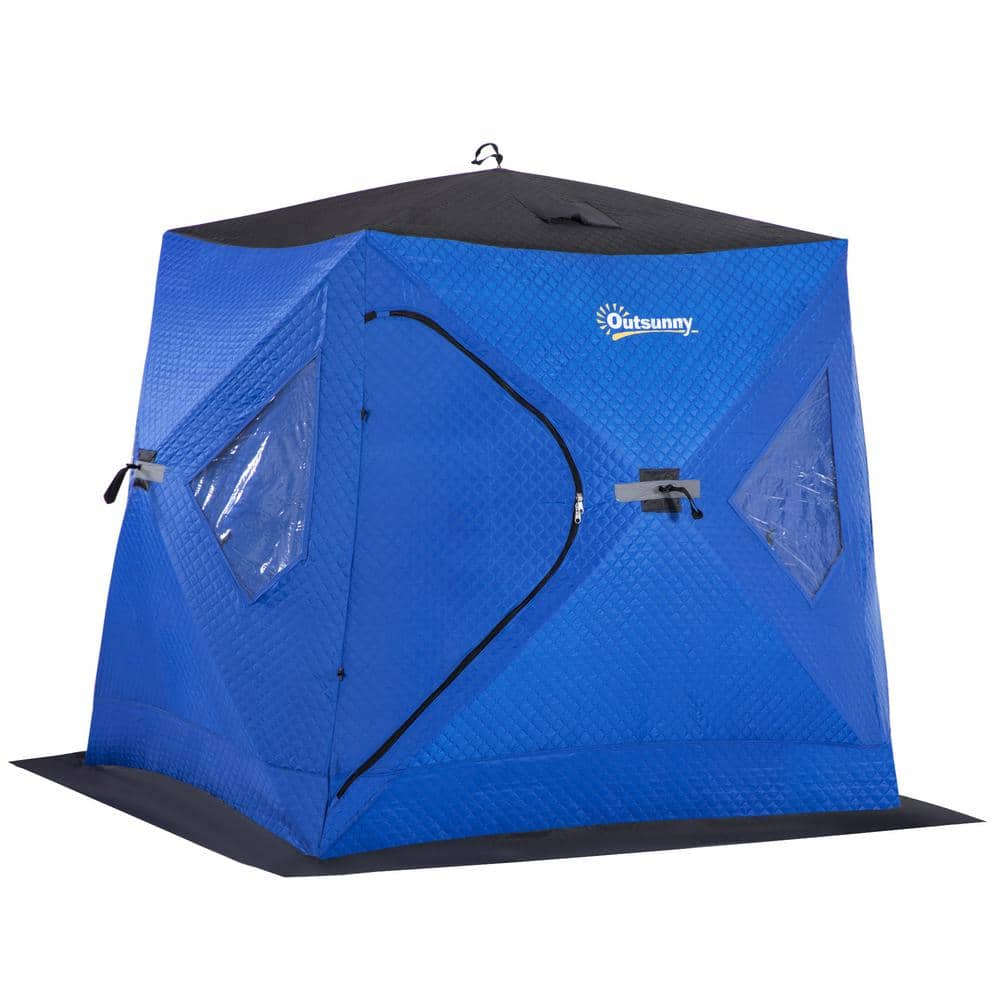 Buy Waterproof Ice Fishing Tent, Outdoor Camping Large Winter Fishing Tent,  Warm Cotton Tents With Insulated Layer, For Ice Fishing, Winter Fish Online  at desertcartINDIA