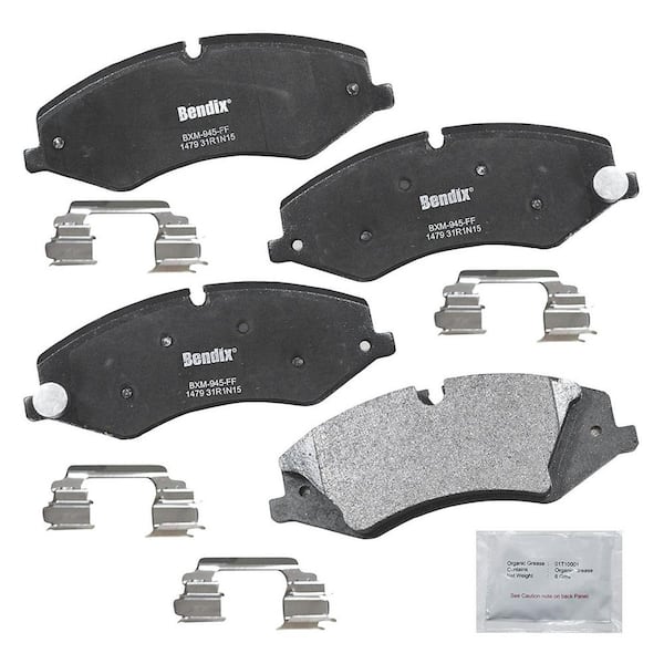 Bendix Premium Copper Free Disc Brake Pad Set 1999-2001 Ford E-350 Super Duty