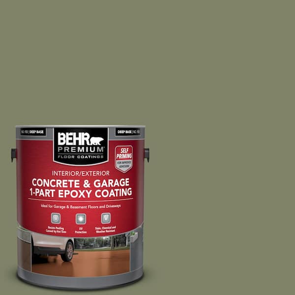 BEHR PREMIUM 1 gal. #S380-6 Ecological Self-Priming 1-Part Epoxy Satin Interior/Exterior Concrete and Garage Floor Paint