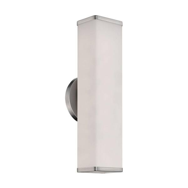 Millennium Lighting 2-Light Brushed Nickel Unique Wall Sconces with Shines Both Up and Down