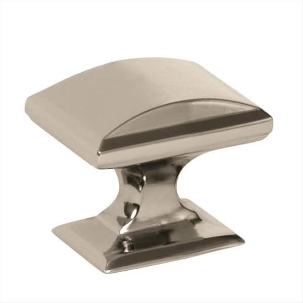 Amerock Candler 1-1/4 in. (32mm) Classic Polished Nickel Rectangle Cabinet Knob