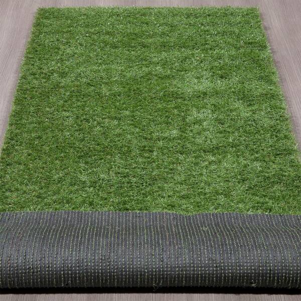 Ottomanson X 10 Artificial Grass Green Pile In