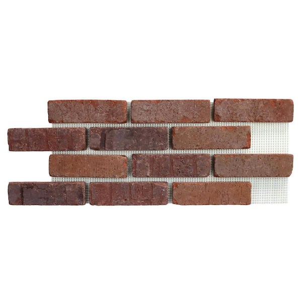 Old Mill Brick 28 in. x 10.5 in. x 0.5 in. Brickwebb Riviera Thin Brick Sheets (Box of 5-Sheets)