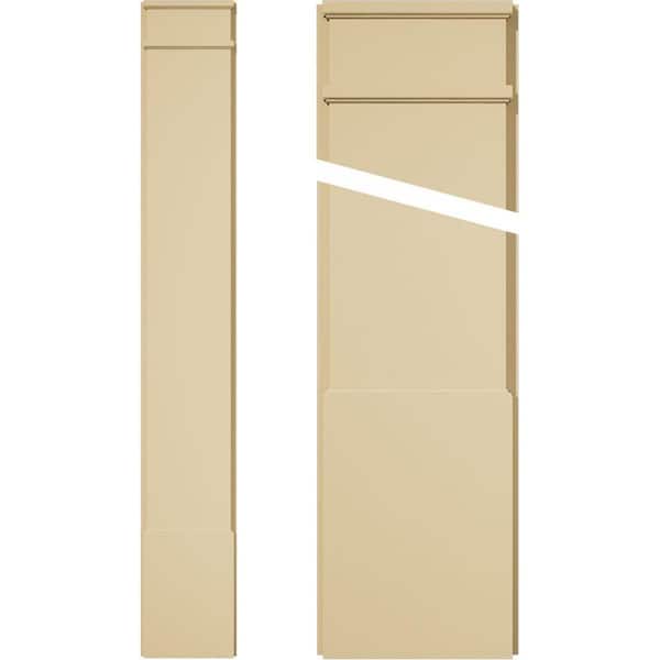 Ekena Millwork 2 in. D x 12 in. W x 82 in. L Primed Polyurethane Pilaster 1- Pack