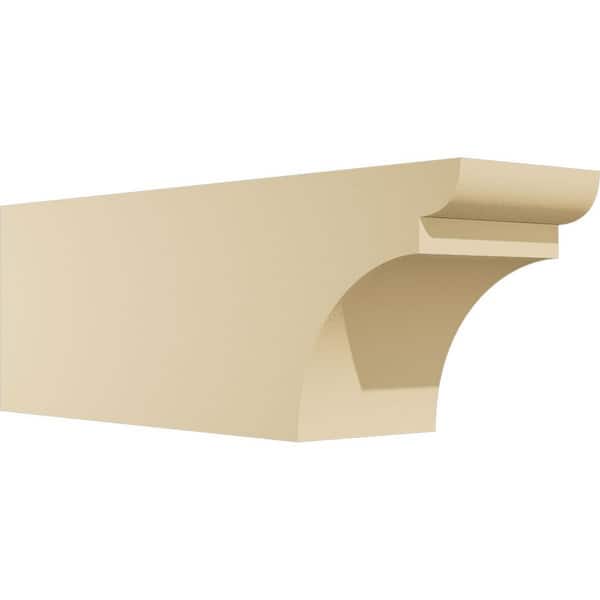 Ekena Millwork Standard Yorktown 6 in. W x 8 in. H x 24 in. D Polyurethane Rafter Tail Outlooker