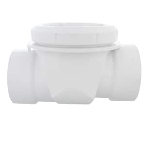 4 in. PVC Backwater Valve for Drainage Systems