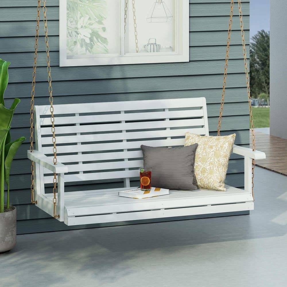 Acacia Wood Porch Swing