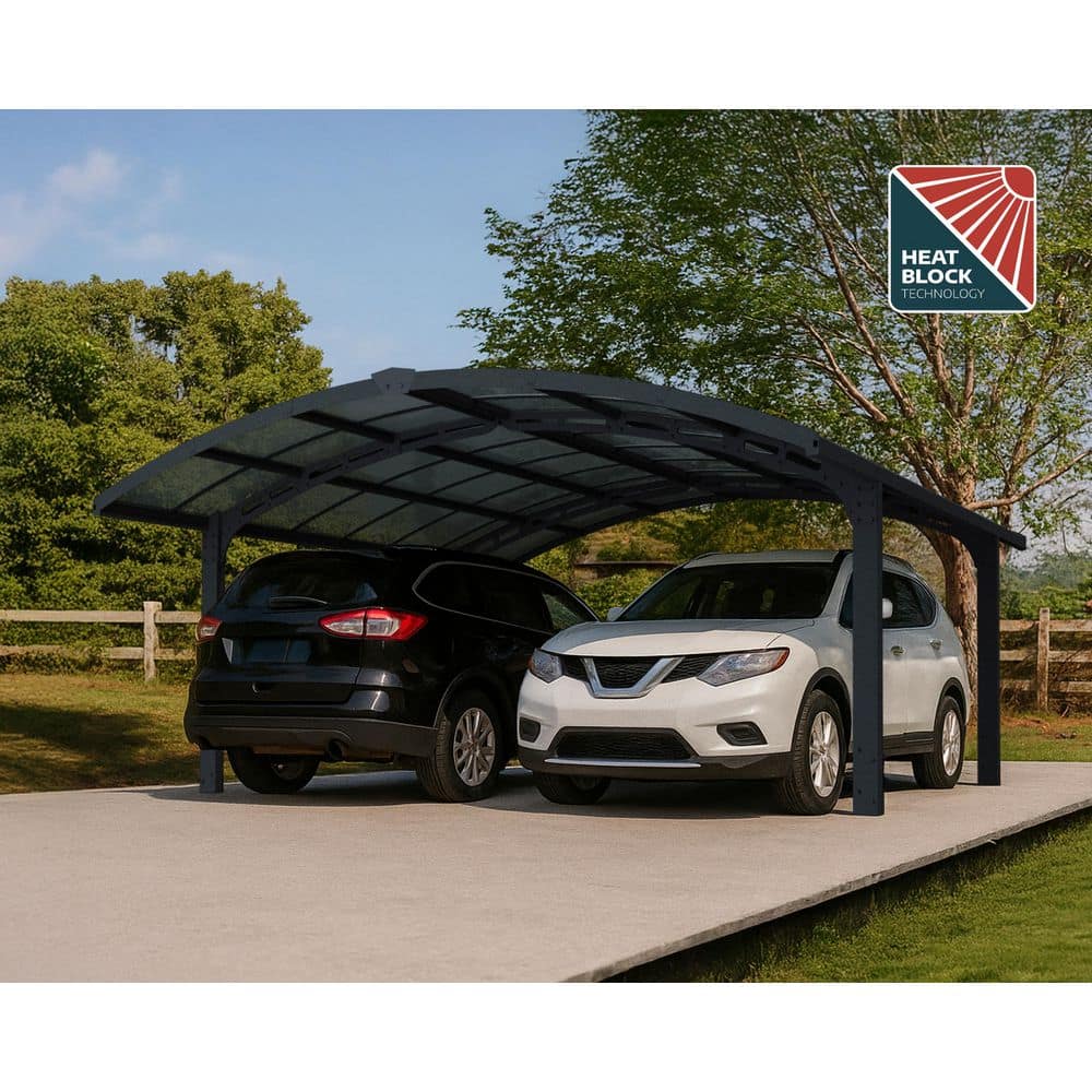 CANOPIA by PALRAM Arizona Breeze 19 ft. x 16 ft. Gray Double Arch