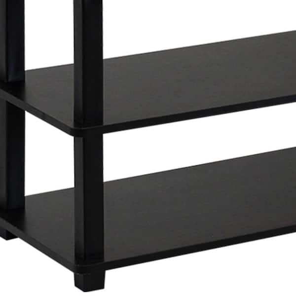 Reviews for Furinno 22 in. H 12-Pair Black MDF Shoe Rack | Pg 2