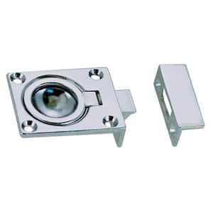 Chrome-Plated Flush Ring Catch - 2-1/4 in. x 1-3/8 in.
