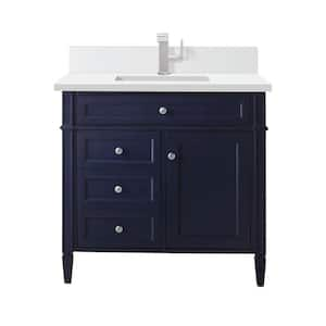 James Martin Vanities Brittany 36.0 in. W x 23.5 in. D x 34.0 in. H ...