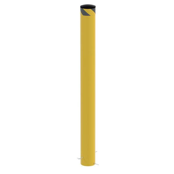 Vestil 62 in. x 6.5 in. Yellow Pour In Place Safety Bollard