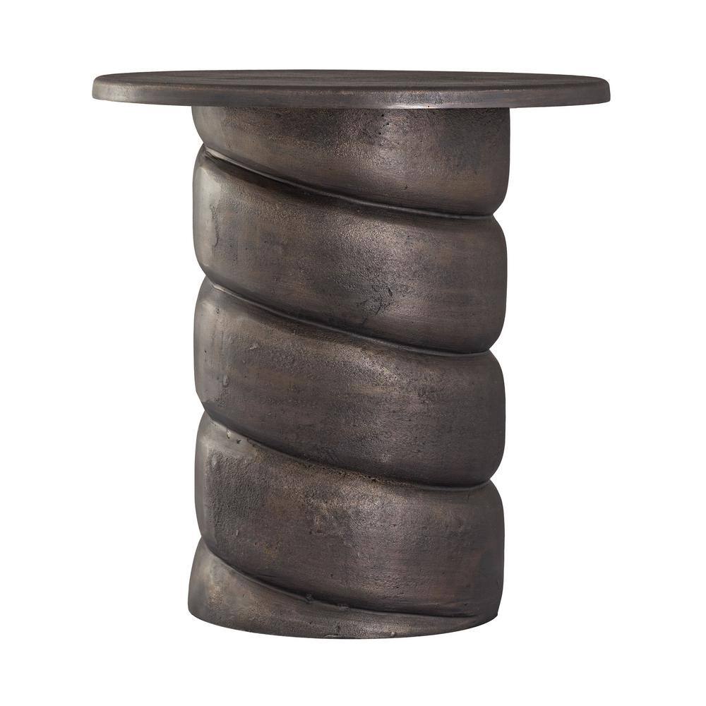 Metal Table with Bronze Finish - 14