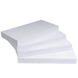 24 in. x 24 in. x 0.236 in.(6mm) PVC Waterproof Foam Sheet White Plastic Sheet, DIY Making, (2-Pack)