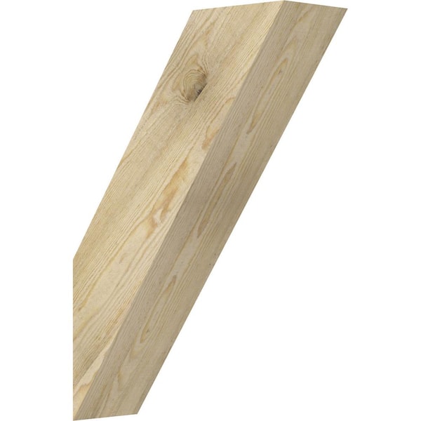 Ekena Millwork 6"W x 18"D x 26"H Traditional Rough Sawn Knee Brace, Douglas Fir
