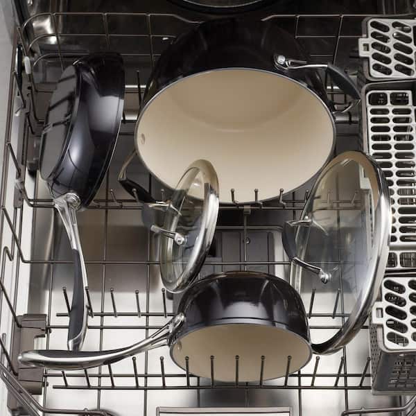  Tramontina Fry Pan Ceramica Deluxe Aluminum 8-inch Metallic  Black, 80110/018DS: Skillets: Home & Kitchen