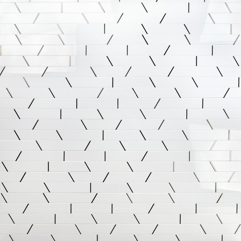 Divinity Porcelain and Steel 4 in. x 0.43 in. Polished Mixed Material Tile Sample price history on PriceWatchPro