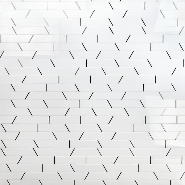 Ivy Hill Tile Divinity Porcelain and Steel 4 in. x 0.43 in. Polished Mixed Material Tile Sample