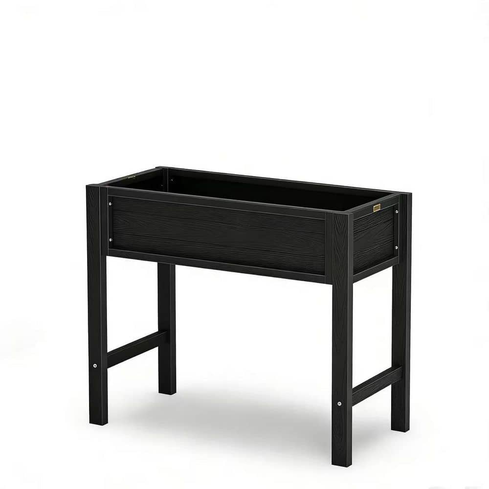 34 in. x 18 in. x 30 in. Black All-Weather Plastic Raised Garden Bed price history on PriceWatchPro