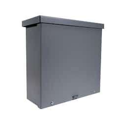 Southwire N3R 10 in. 4 in. D x W x 10 in. H Carbon Steel Gray Screw-Cover Wall Mount Box (1-Pack)