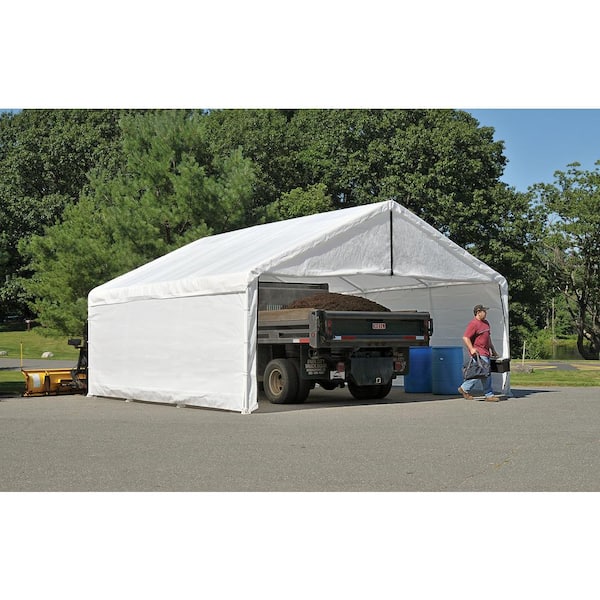 18 ft. W x 40 ft. D x 10 ft. H SuperMax Fire-Rated Canopy Enclosure Kit Frame and Canopy Sold Separately