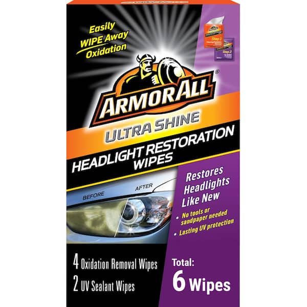 Armor All Armor All Ultra Shine Headlight Restoration Wipes (6 count)