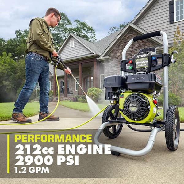 RYOBI 2900 PSI 2.5 GPM Cold Water Gas Pressure Washer with