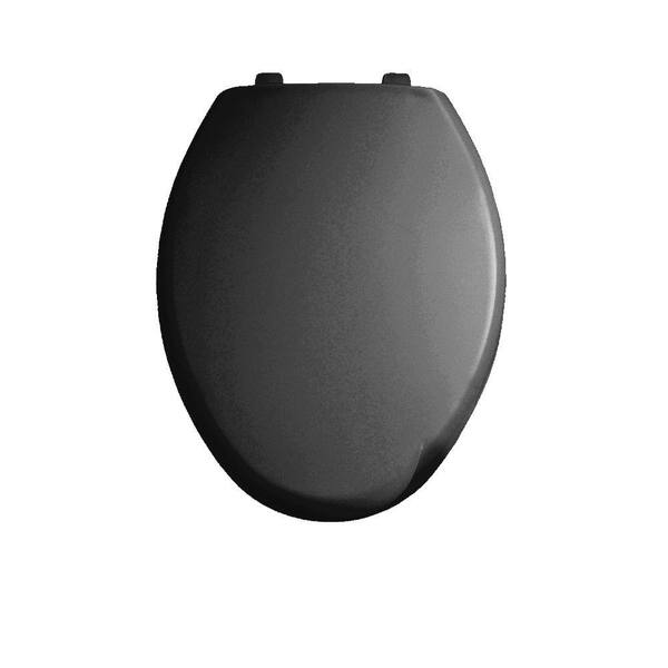 American Standard Savona Elongated Closed Front Toilet Seat in Black-DISCONTINUED