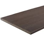 UltraShield 0.6 in. x 12 in. x 12 in. Spanish Walnut Fascia Composite Decking Board Sample