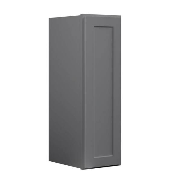 9 in. W x 12 in D x 30 in. H in. Shaker Dove Plywood Ready to Assemble Kitchen Wall Cabinet with Doors and Shelves