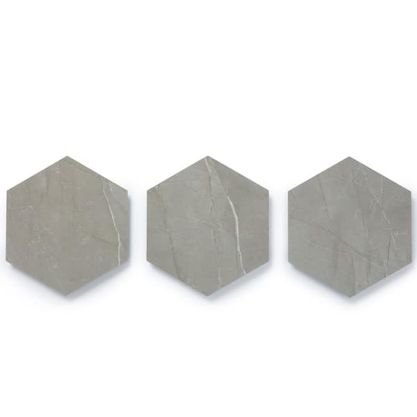 Lucida USA Tundra Grey Gray Stone Look 28-mil x 9-in W x 10-in L Waterproof Glue Down Luxury Vinyl Tile Flooring (12.25-sq ft/ Carton)