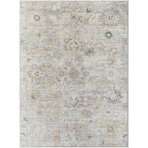 Olympic Pale Blue Traditional 3 ft. x 7 ft. Indoor Area Rug