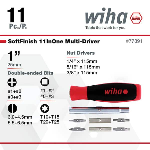 Wiha 11-in-1 Multi-Driver 77891 - The Home Depot