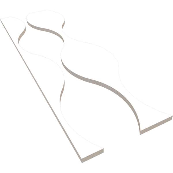 Ekena Millwork Ozark 47 in. H x 0.75 in. W Slatwall Panels in PVC 9-Pack