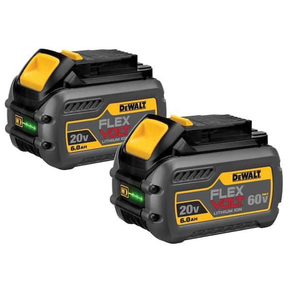 DEWALT - FLEXVOLT 120-Volt MAX Lithium-Ion Cordless Brushless 12 in. Miter Saw with AC Adapter, (2) Batteries 2Ah and Charger