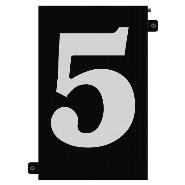 Enviromate Products 5 in. Modular LED Illuminated House Number 5