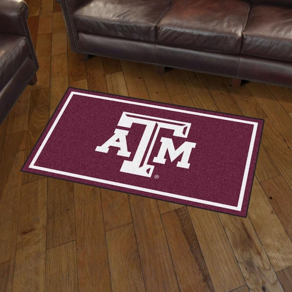 NCAA Texas A&M University 3 ft. x 5 ft. Ultra Plush Area Rug
