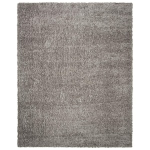 Madrid Shag Charcoal 8 ft. x 10 ft. Solid Area Rug