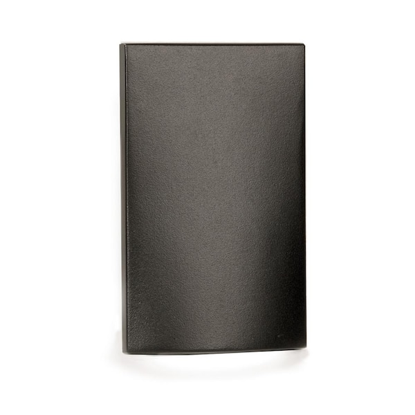 WAC LIMITED 4-Watt 1-Light Line Voltage Bronze LED Vertical Scoop Stair Light or Wall Light, 3000K