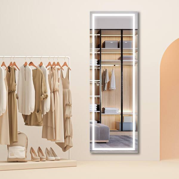 Cesicia 22 in. W x 65 in. H Rectangular Frameless Full Length