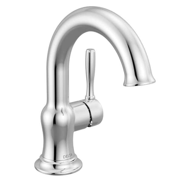 Roe Single Handle Single Hole Bathroom Sink Faucet in Chrome